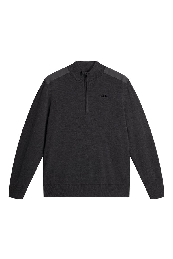 J.lindeberg Jeffrey Windbreaker Sweater Dark Grey Melange