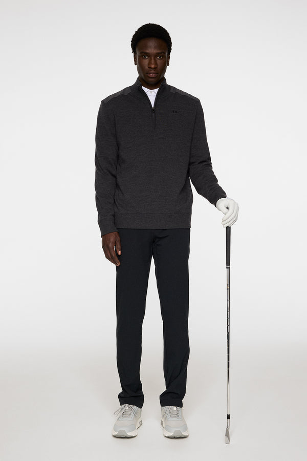 J.lindeberg Jeffrey Windbreaker Sweater Dark Grey Melange