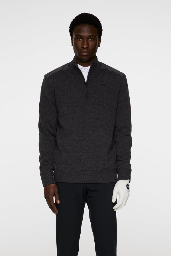 j.lindeberg Jeffrey Windbreaker Sweater Dark Grey Melange