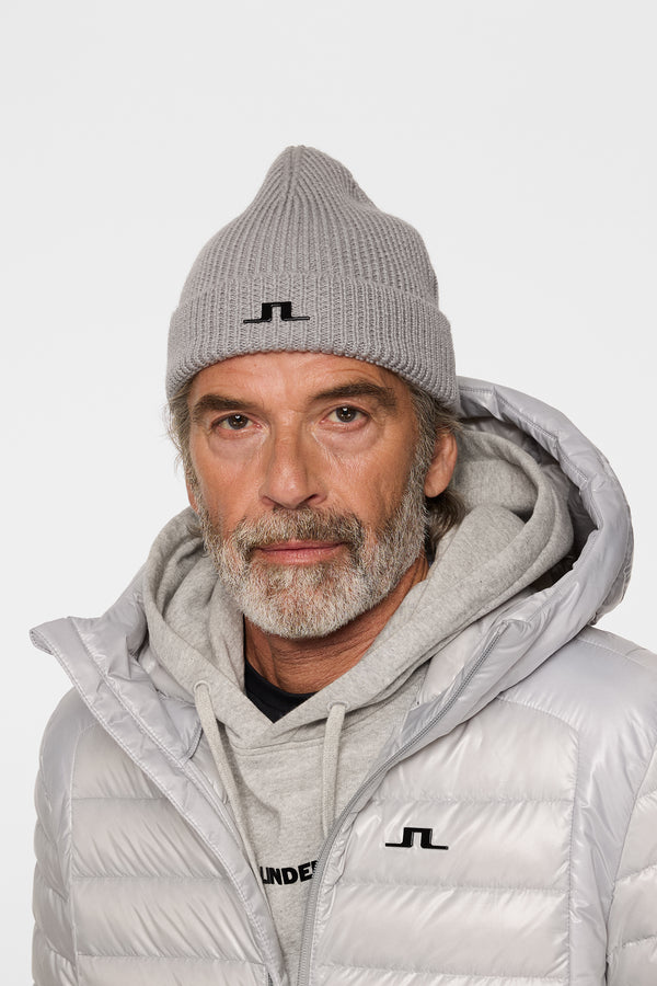 j.lindeberg Joaquim Merino beanie Light Grey Melange