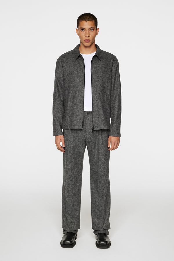 J.lindeberg Julius Cash Flannel Overshirt Night Owl