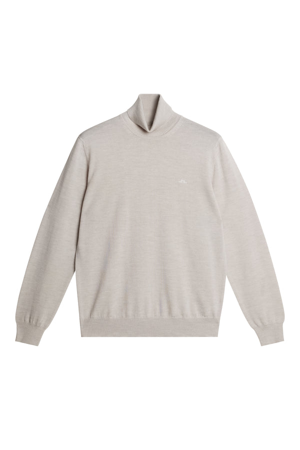 J.lindeberg Kaden Merino Turtle Neck Moonbeam Melange