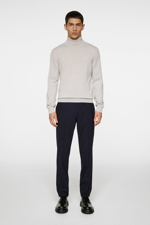 J.lindeberg Kaden Merino Turtle Neck Moonbeam Melange
