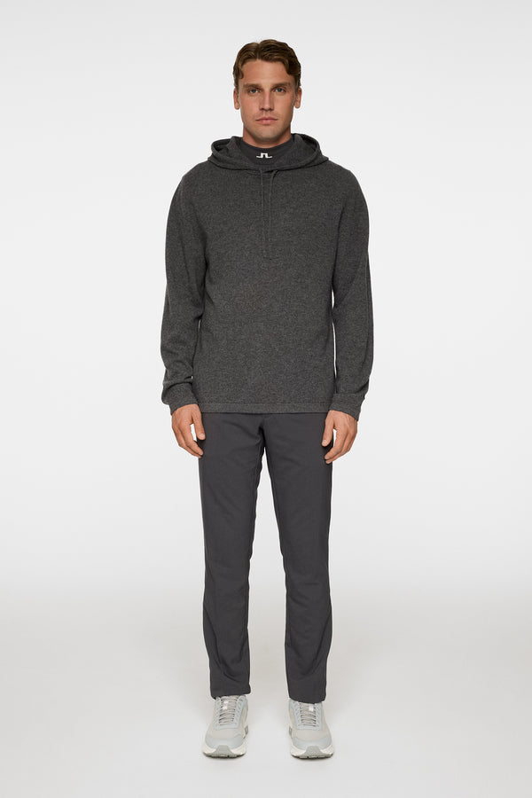J.lindeberg Kolton Cashmere Hoodie Dark Grey Melange