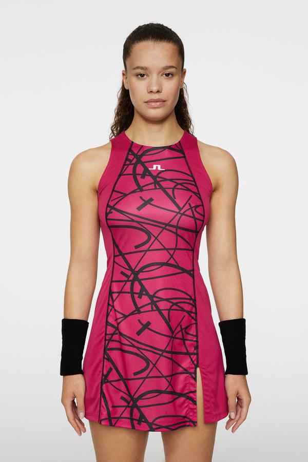 j.lindeberg Maddy Printed Dress Court Swirl Vivacious M