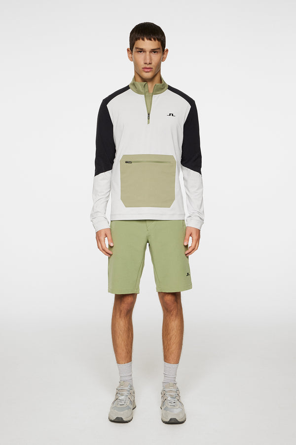 J.lindeberg Matias Zip Mid Layer Light Grey Melange