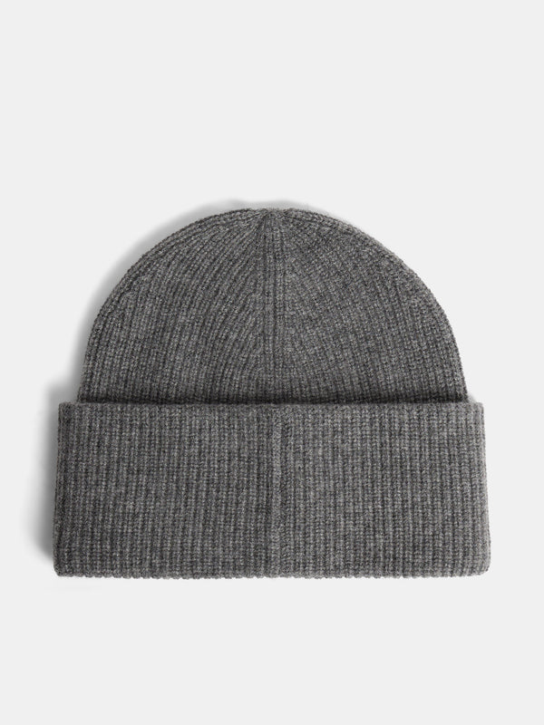 J.lindeberg Monti Cashmere Blend Beanie Mid Grey Melange