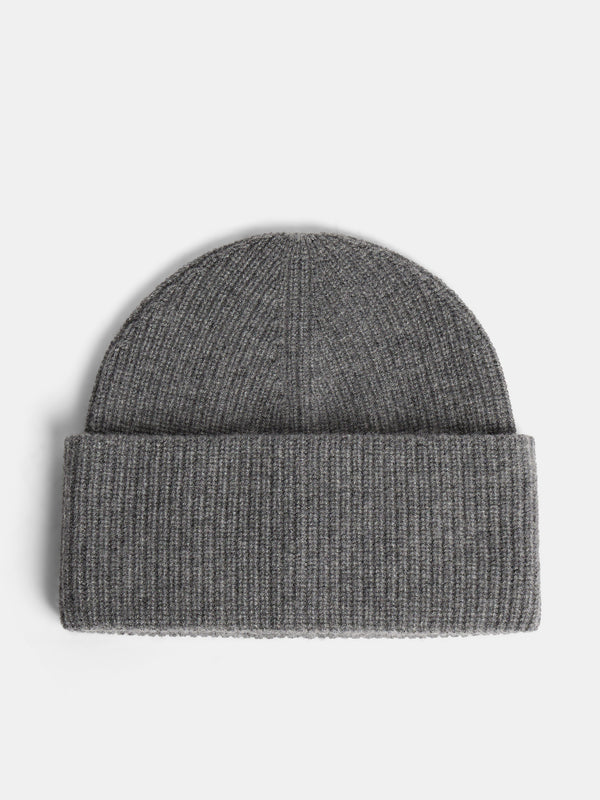 j.lindeberg Monti Cashmere Blend Beanie Mid Grey Melange