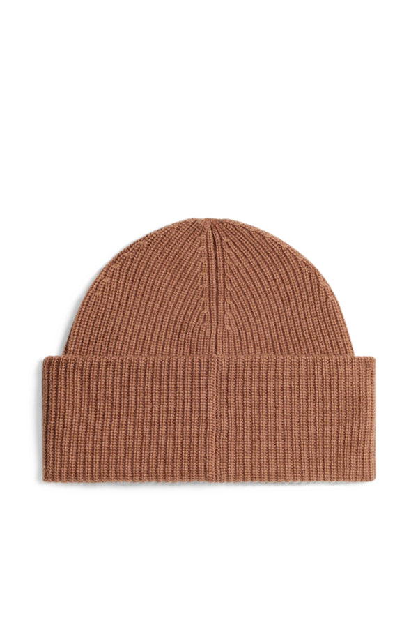 J.lindeberg Monti Cashmere Blend Beanie Tiger Brown