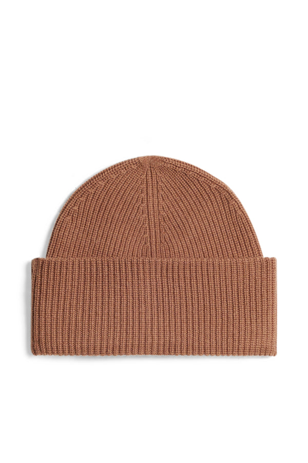 J.lindeberg Monti Cashmere Blend Beanie Tiger Brown