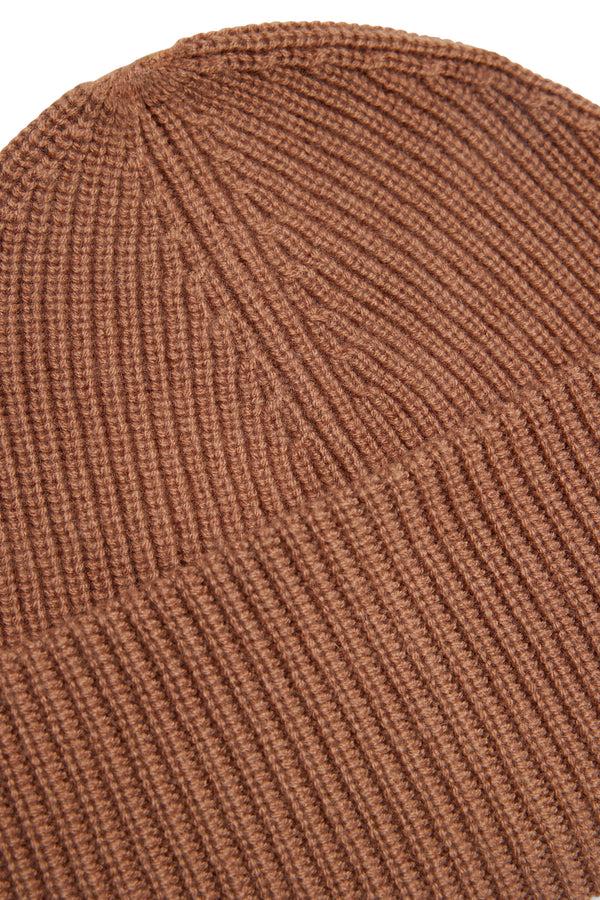 J.lindeberg Monti Cashmere Blend Beanie Tiger Brown