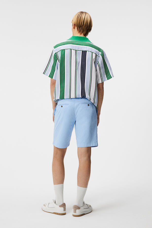 J.lindeberg Nathan Cloud Satin Shorts Chambray Blue