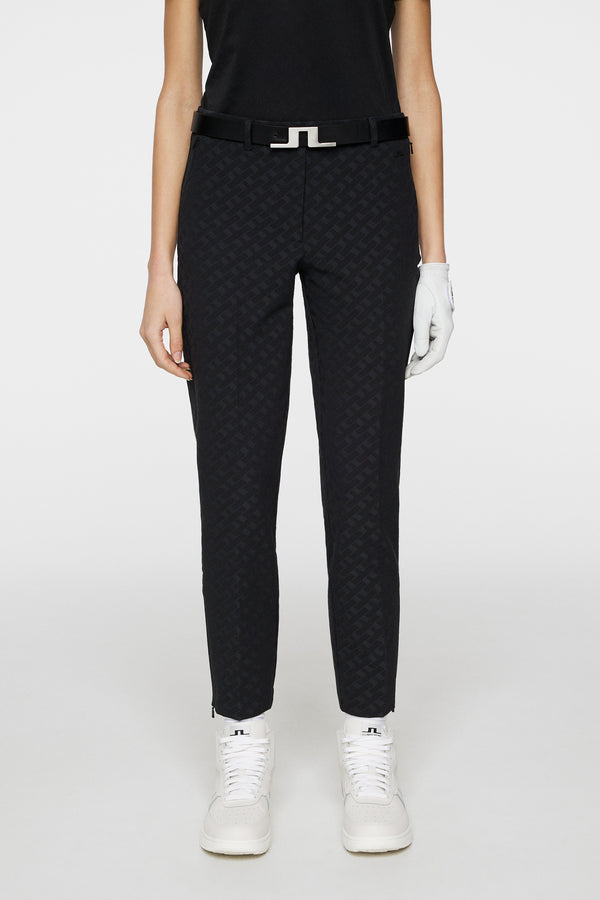 j.lindeberg Pia Bridge Pant Tour Geo Jacquard Black M