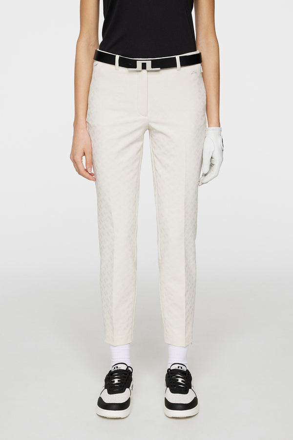 j.lindeberg Pia Bridge Pant Tour Geo Jacquard Moonbeam M