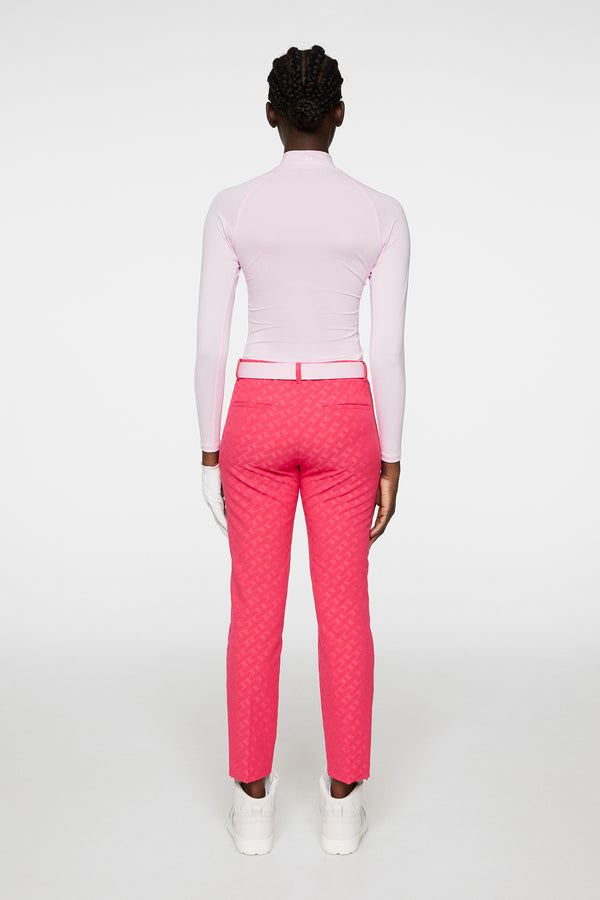 J.lindeberg Pia Bridge Pant Tour Geo Jacquard Pink M