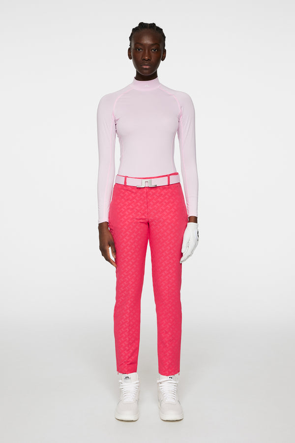 J.lindeberg Pia Bridge Pant Tour Geo Jacquard Pink M