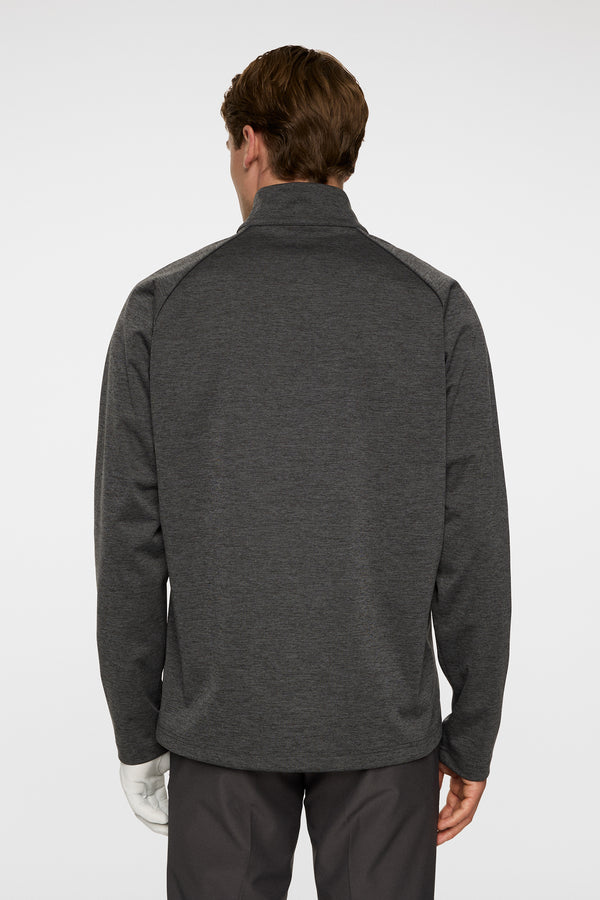 J.lindeberg Raph Quilt Hybrid Jacket Asphalt And Black Melange