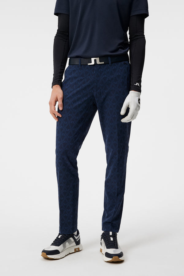 j.lindeberg Sands Jacquard Pant Geo Jacquard JL Navy