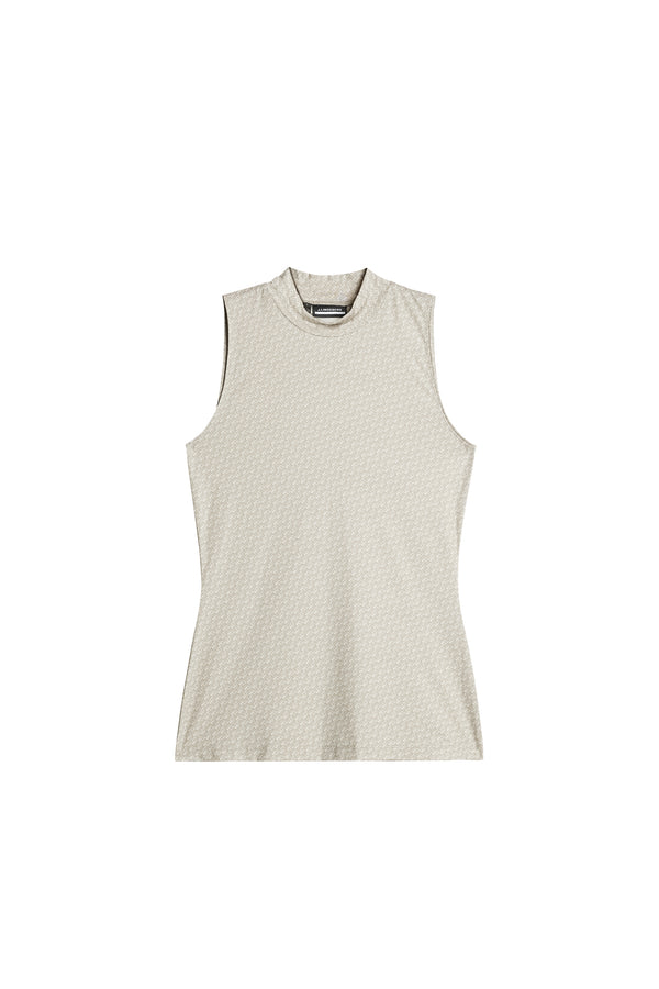J.lindeberg Siana Sleeveless Top Shadow Bridge Khaki S