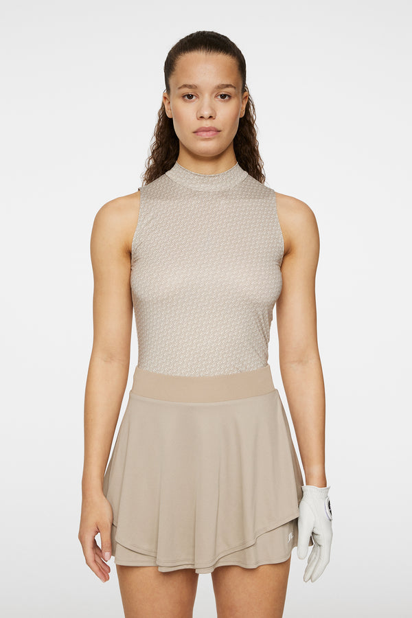 j.lindeberg Siana Sleeveless Top Shadow Bridge Khaki S