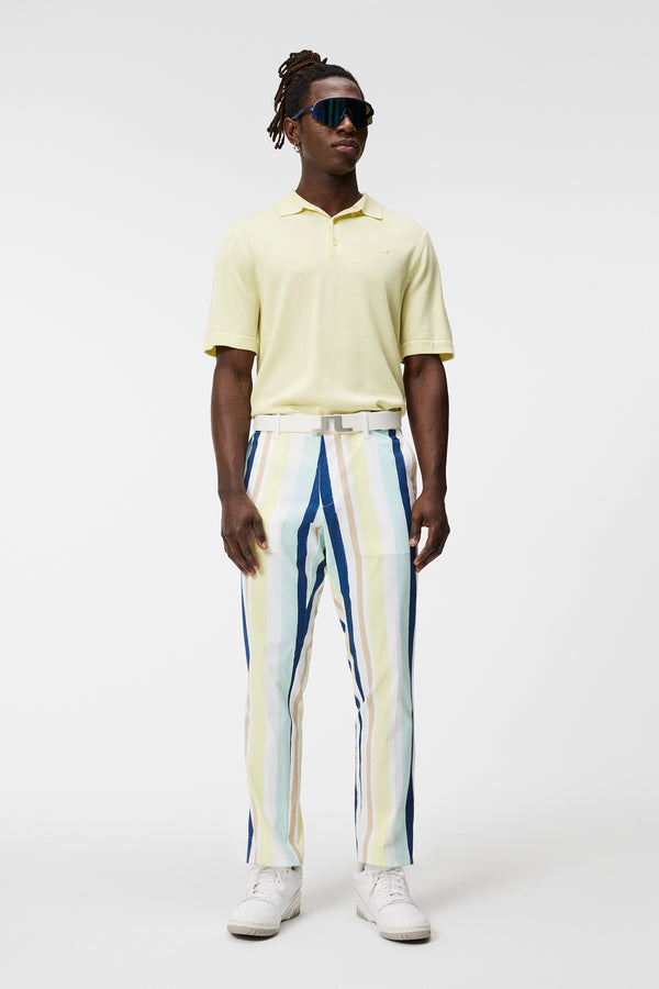 J.lindeberg Tim Print Pant Painted Stripe Wax Yellow