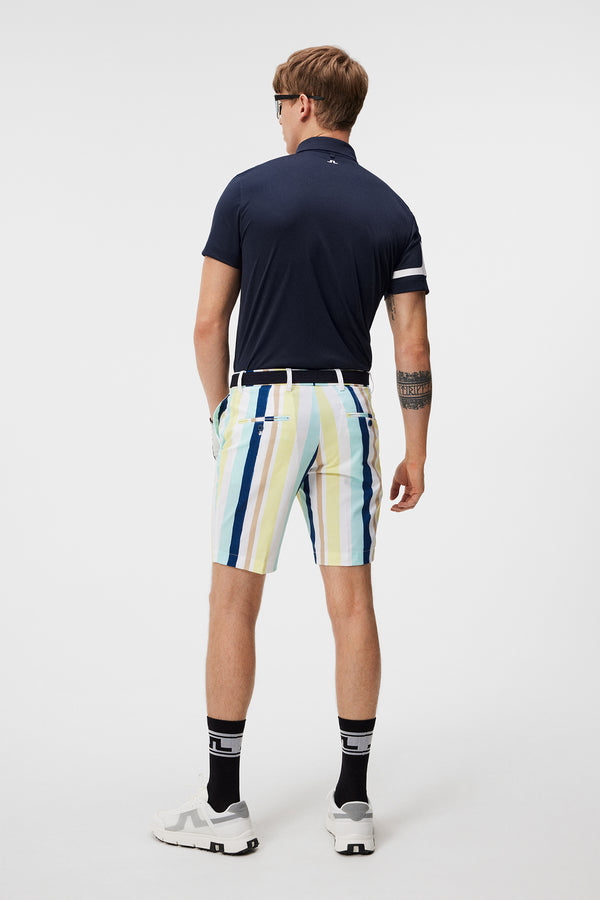 J.lindeberg Tim Print Shorts Painted Stripe Wax Yellow