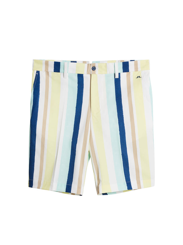 J.lindeberg Tim Print Shorts Painted Stripe Wax Yellow