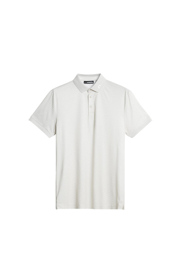 J.lindeberg Tour Tech Print Polo Shadow Bridge Moonbeam S