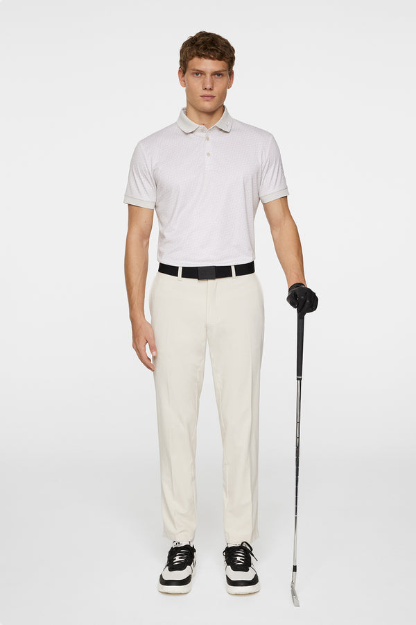 J.lindeberg Tour Tech Print Polo Shadow Bridge Moonbeam S