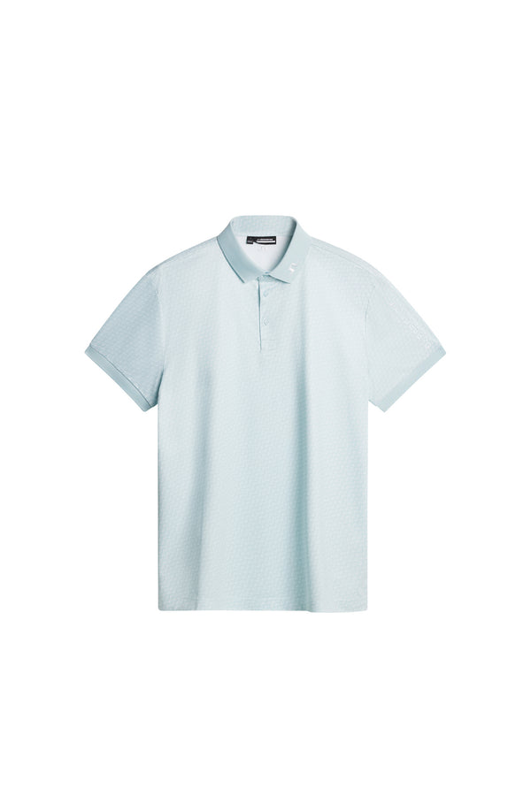 J.lindeberg Tour Tech Print Polo Shadow Bridge Winter Sky S