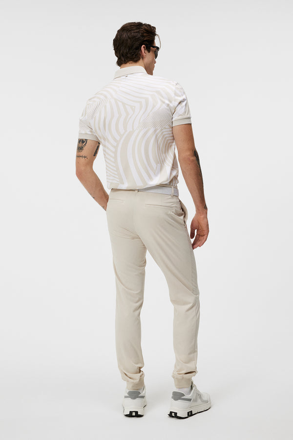 J.lindeberg Tour Tech Reg Fit Print Polo Dazzle Wave Moonbeam