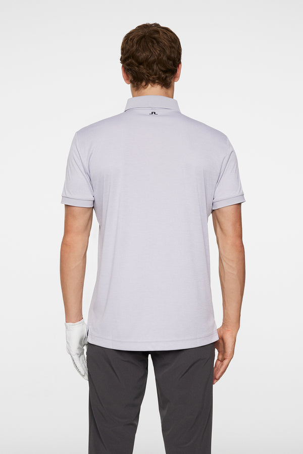 J.lindeberg Tour Tech Slim Fit Polo Light Grey Melange