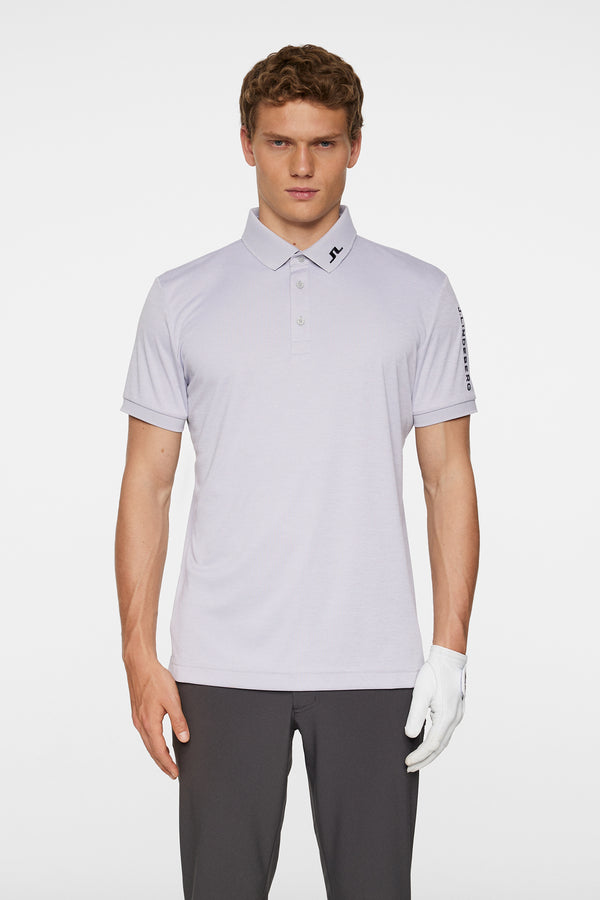 j.lindeberg Tour Tech Slim Fit Polo Light Grey Melange
