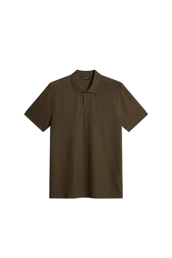 J.lindeberg Troy Polo Shirt Seasonal Pique Forest Green