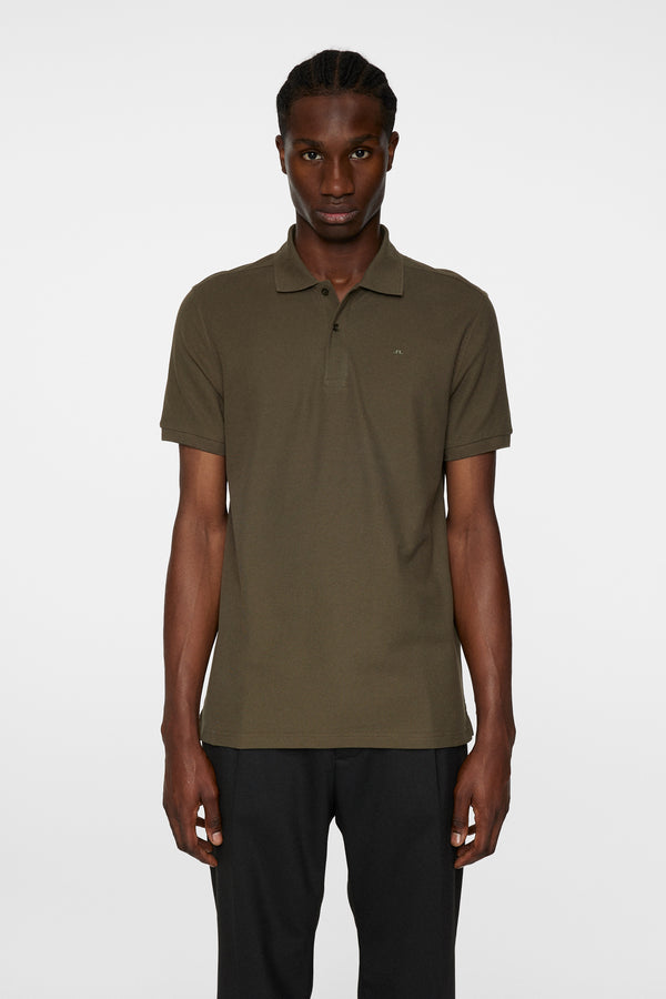 j.lindeberg Troy Polo Shirt Seasonal Pique Forest Green