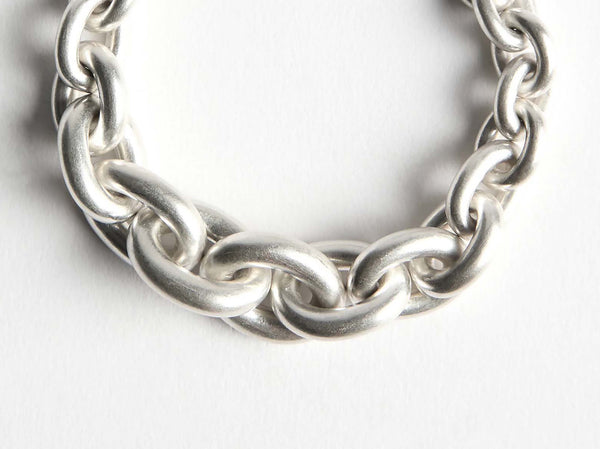 J.w.anderson Chain Link Bracelet In 18kt White Gold