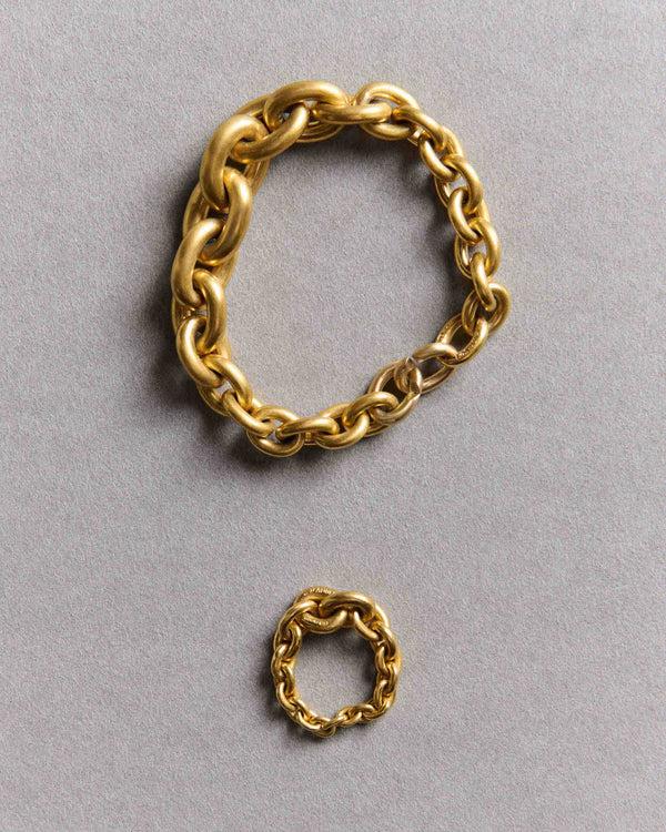 j.w.anderson Chain link bracelet in 18kt yellow gold