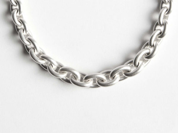 J.w.anderson Chain Link Necklace In 18kt White Gold