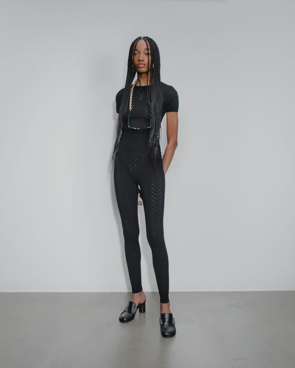 J.w.anderson Chain Link Sunglasses Strap In Gold Tone