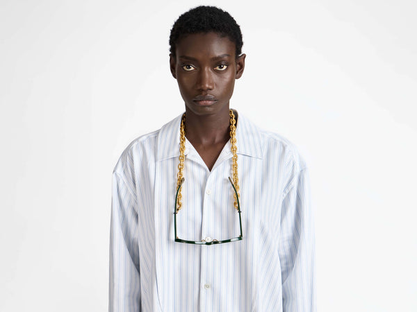 j.w.anderson Chain link sunglasses strap in gold tone