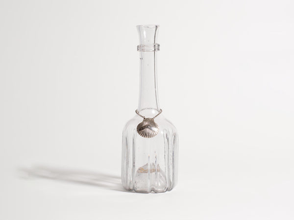 J.w.anderson George Iii Silver Shell Wine Label [claret] In Silver