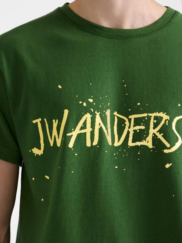 J.w.anderson Circular T Shirt In Green