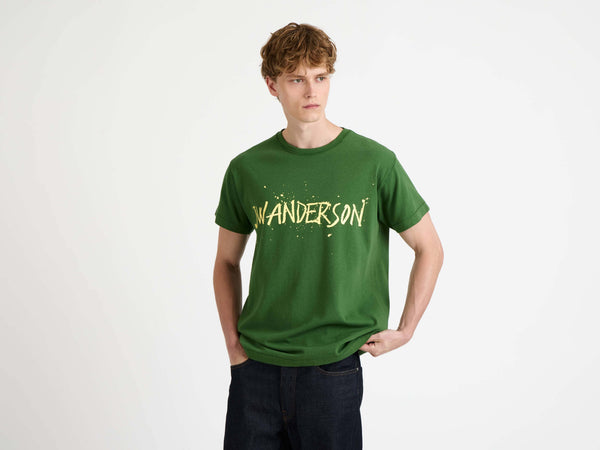 j.w.anderson Circular t shirt in green