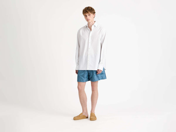 j.w.anderson Classic dress shirt in white & blue