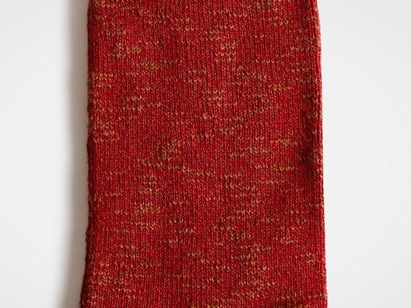 J.w.anderson Cotton Slub Sock In Red
