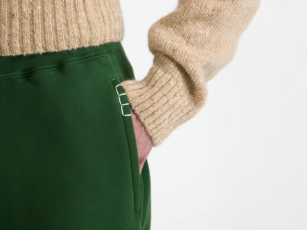 J.w.anderson Cuffed Sweatpants In Green