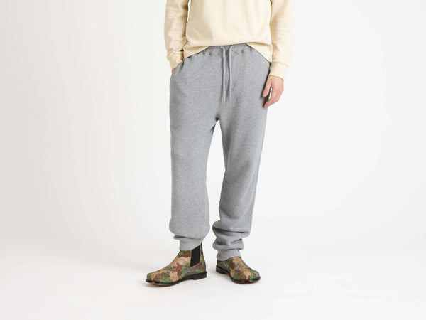 J.w.anderson Cuffed Sweatpants In Mid Grey Melange