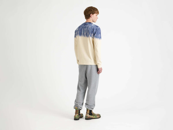 J.w.anderson Cuffed Sweatpants In Mid Grey Melange