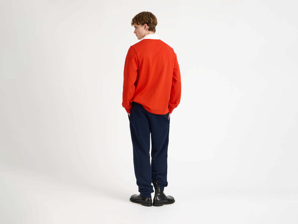 J.w.anderson Cuffed Sweatpants In Navy