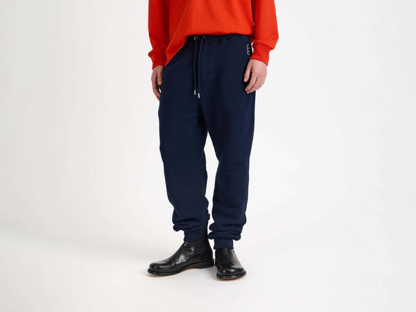 J.w.anderson Cuffed Sweatpants In Navy
